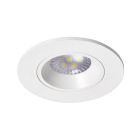 Aro fijo redondo empotrable GU10 Aire ø110x28mm. (Jueric 10357)