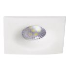 Aro fijo cuadrado empotrable GU10 modelo Duna ø98x28mm. (Jueric 10659)