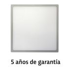 Downlight Led cuadrado empotrable profesional Nimax plata cepillado 30W 3150Lm 4000°K IP44 (Ledbay NMX-ECP-30-40)