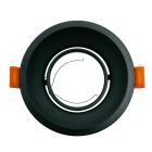 Aro basculante redondo negro GU10 incluído (F-Bright 2803058-N)
