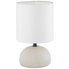Lámpara beige cerámica de sobremesa modelo Luci E14 (Trio Lighting R50351025)
