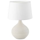 Lámpara beige cerámica de sobremesa modelo Martin E14 (Trio Lighting R50371025)