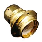 Portalámparas decorativo vintage metálico dorado E27 100W (F-Bright 1200604-D)