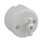 Cruzamiento de superficie de porcelana blanca 10A 250V (F-Bright 2902022)