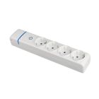 Base múltiple serie ION 4 tomas sin cable con interruptor 16A 250V (Solera 8004PIL)