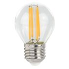 Lámpara esférica cristal Led clara E27 4W 4000°K 510Lm (Spectrum WOJ+14335)