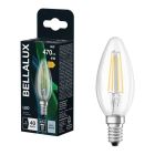 Lámpara vela cristal Led clara E14 4W 4000°K 470Lm (Bellalux 4058075592292)