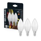Pack de 3 lámparas Led vela 4,9W E14 2700°K (Bellalux 4058075595507)