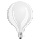 Lámpara globo cristal Led mate Retrofit E27 7W 2700°K 806Lm Ø125mm. (Osram 4058075269866)