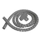 2m. organizador de cable gris 16mm. (DH 31.658/16/G)