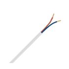 100m. manguera redonda blanca 2x0,75mm2