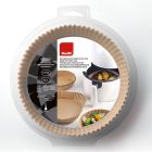 Bandejas redondas de papel para freidora de aire 50 u. Ø 16 x 4,5 cm. (Ibili 688516)