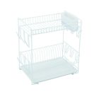 Escurreplato grande 18 platos blanco 43x25x41,5cm (Sauvic 88980)