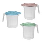 Jarra graduad ovalada con tapa doble (Plastics 1262)