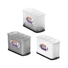 Escurridor de cubiertos de plástico con bandeja (Plastic 1175)