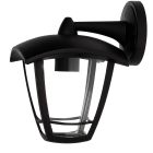 Farol jardin con brazo arriba y sobremuro negro E27 Barli IP44 max.60W (GSC 201640002)