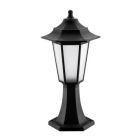 Farol sobremuro de plástico negro 1xE27 (Horoz 2073510-N)