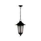 Farol colgante de plástico negro 1xE27 (Horoz 2073512-N)