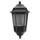 Farol de pared de plástico negro 1xE27 (Horoz 2073513-N)