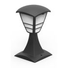 Farol sobremuro moderno de plástico 1xE27 Negro (Horoz 2073514-N)