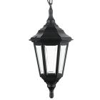 Colgante exterior tipo farol poliamida negro (Cristher 060G-G05X1A-02)