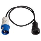 1 m. convertidor base cetac a clavija schuko 2P+T IP44 (GSC 2300233)