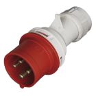 Clavija aérea cetac 4P rojo (3P + T) 32A IP44 380-415V (GSC 2300385)