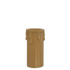 Funda vela 60 mm. con detalle de gotas para portalámparas E14 importación