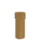 Funda vela 80 mm. con detalle de gotas para portalámparas E14 importación