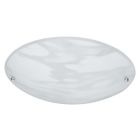 Plafón vidrio mate alabastro Lana E27 ø25cm. (Trio Lighting 6196011-07)