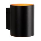 Aplique de pared redondo de aluminio negro G9 (Spectrum SLIP006004)