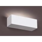 Aplique de yeso blanco válido para pintar EACO-1 G9 (Faro 63176)