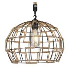 Lámpara colgante redonda modelo Yute E27 350x1130mm. (Fabrilamp 120893215)