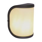 Aplique exterior aluminio negro Segga E27 IP44 (Globo Lighting 32128A)
