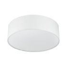 Plafón Gemena blanco tela 2xE27 60W IP20 Ø40cm. (GSC 203600006)