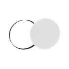 Plafón redondo blanco con aro negro Nymphea Black&White Ø32cm 24W CCT IP54 (Spectrum SLI031035CCT_PW)