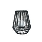 Lámpara Led solar jaula cuerda marrón Ø25,8 x 30,5cm. (Galix G2125/30)