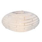 Plafón techo redondo vidrio claro Calimero E27 ø250mm (Globo 40003)