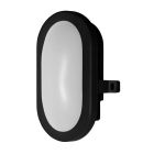 Aplique Led exterior oval de superficie Bulkhead negro 6W 4000°K (Ledvance 271587)