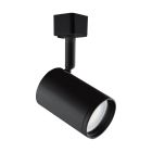 Foco carril monofásico negro Haga GU10 IP20 ø85mm. (Strühm 03505)
