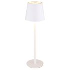 Lámpara Led de sobremesa regulable Vannie blanco 130Lm 3000K Ø106x360mm. (Globo 58438G)