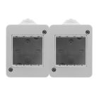 Cajas de superficie 4 elementos IP40 130x88x55mm. (Niessen Stylo 3292.1)