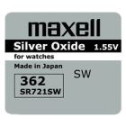 1 ud. pila de botón Maxell 362 SR721SW 1,55V (Blíster)