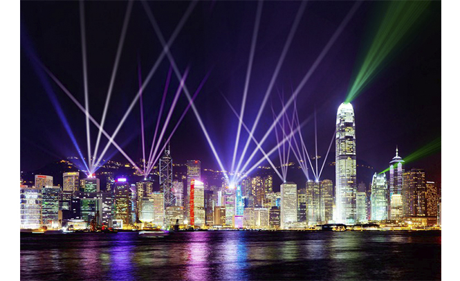 Sinfonía de luces, Hong Kong
